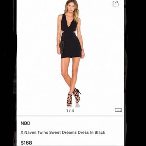 (NWT!) NBD X Naven Twins Sweet Dreams Dress bought from Revolve in Black size S.